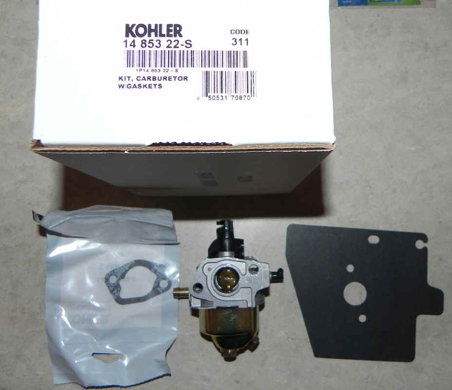 Kohler Carburetor - Part No. 14 853 22-S