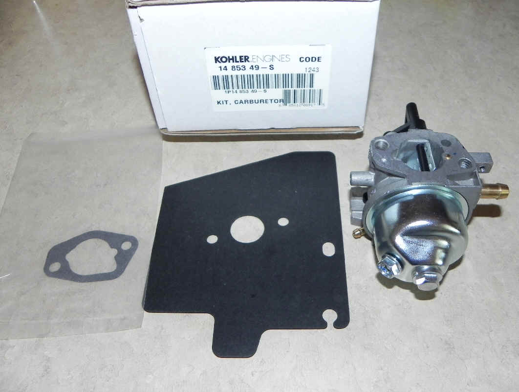 Kohler Carburetor - Part No. 14 853 49-S