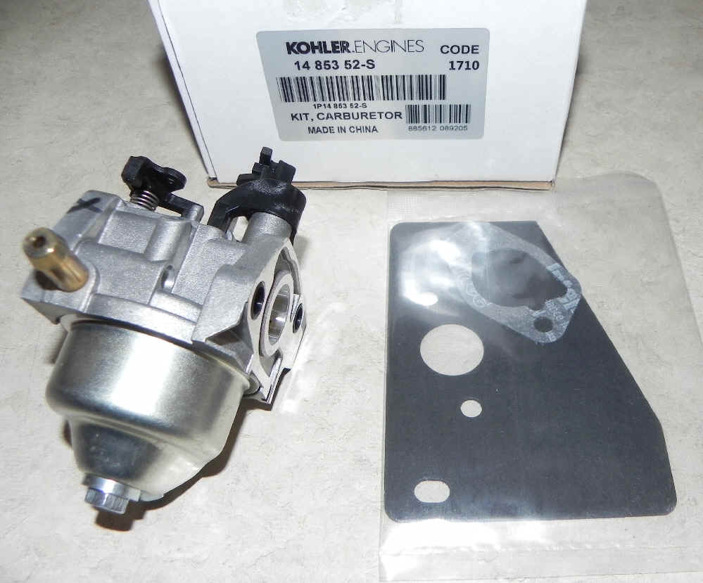 Kohler Carburetor - Part No. 14 853 52-S