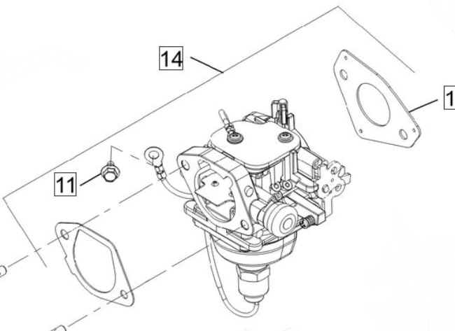 Kohler Carburetor - Part No. 16 853 01-S
