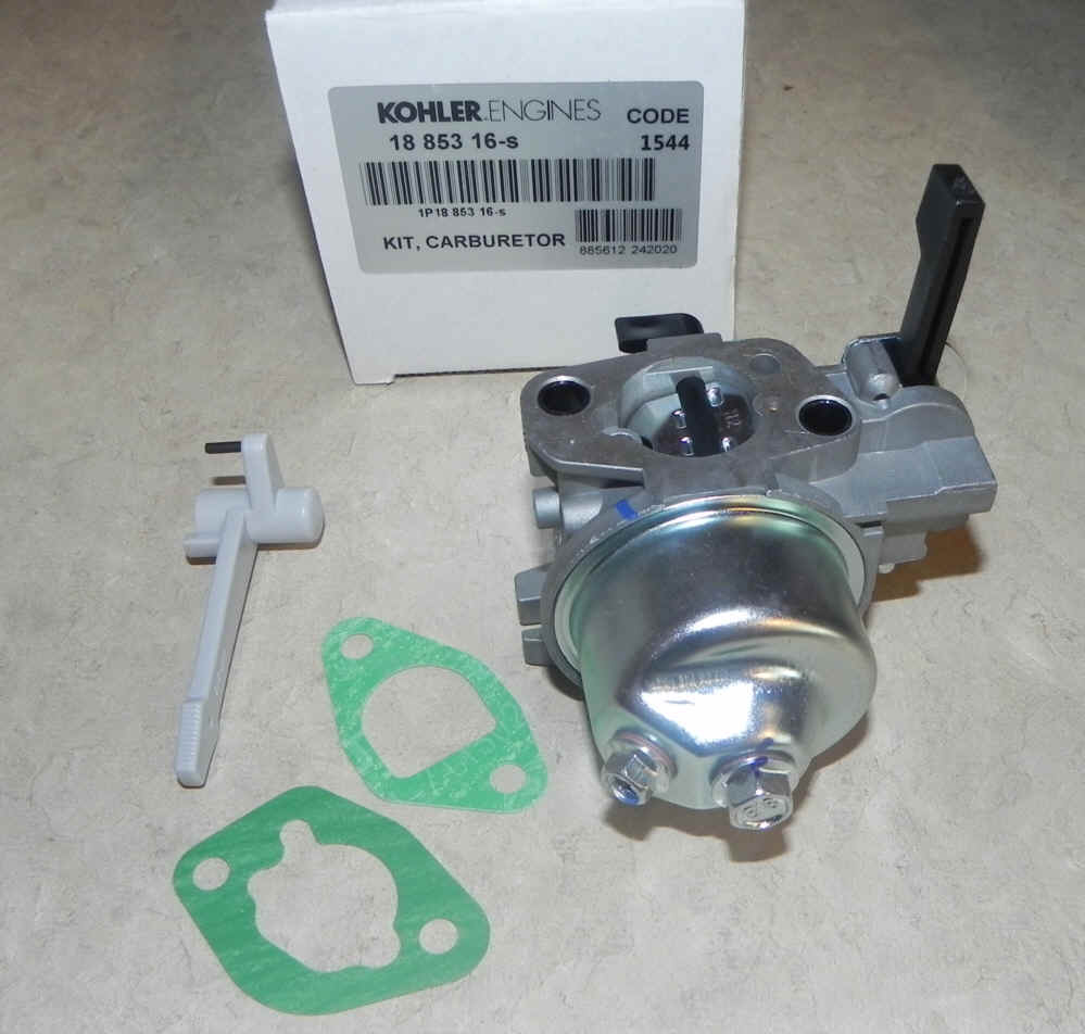 Kohler Carburetor - Part No. 18 853 16-S