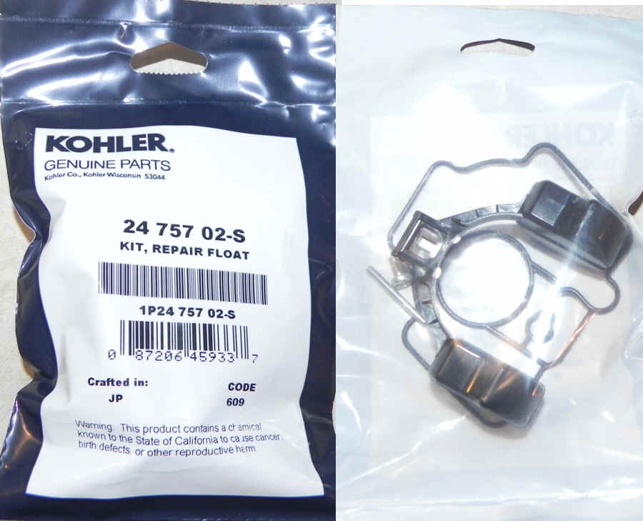 Kohler Float Repair Kit 24 757 02-S