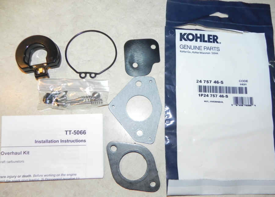 Kohler Carburetor Repair Kit 24 757 46-S