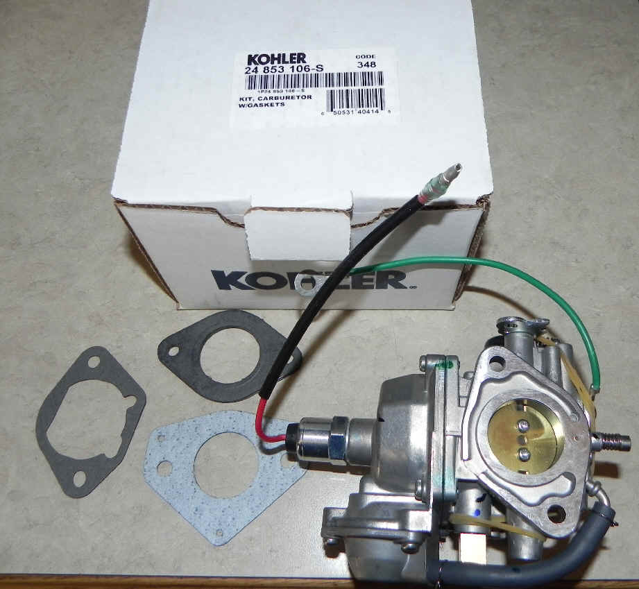 Kohler Carburetor - Part No. 24 853 106-S