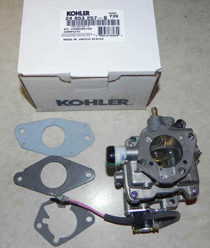 Kohler Carburetor - Part No. 24 853 306-S
