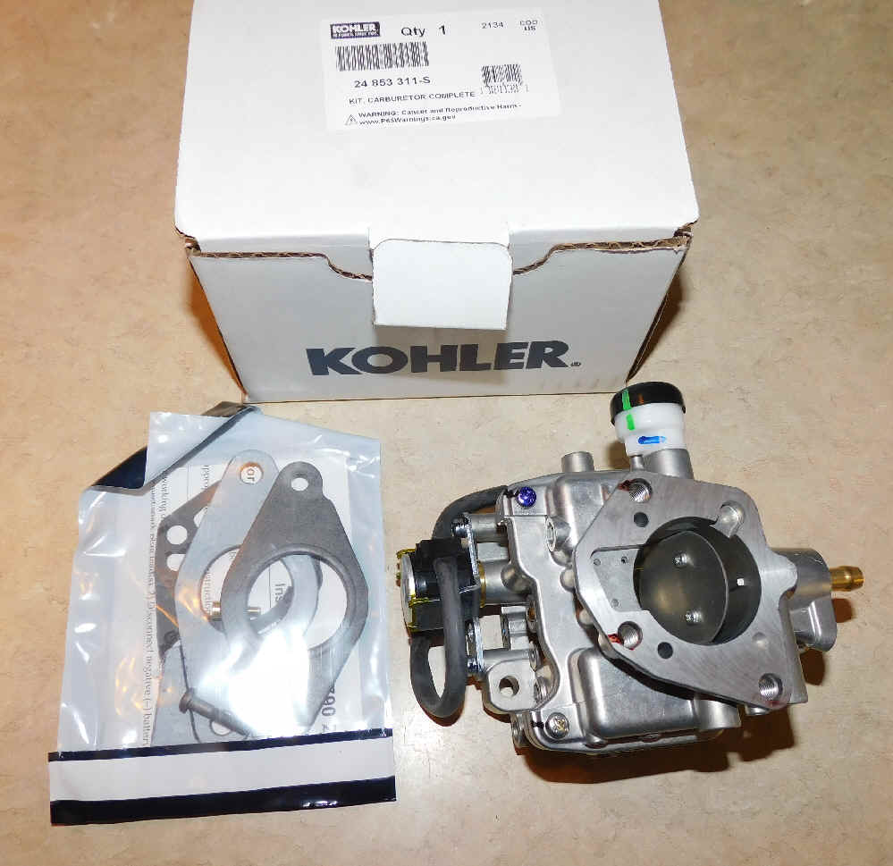 Kohler Carburetor - Part No. 24 853 311-S