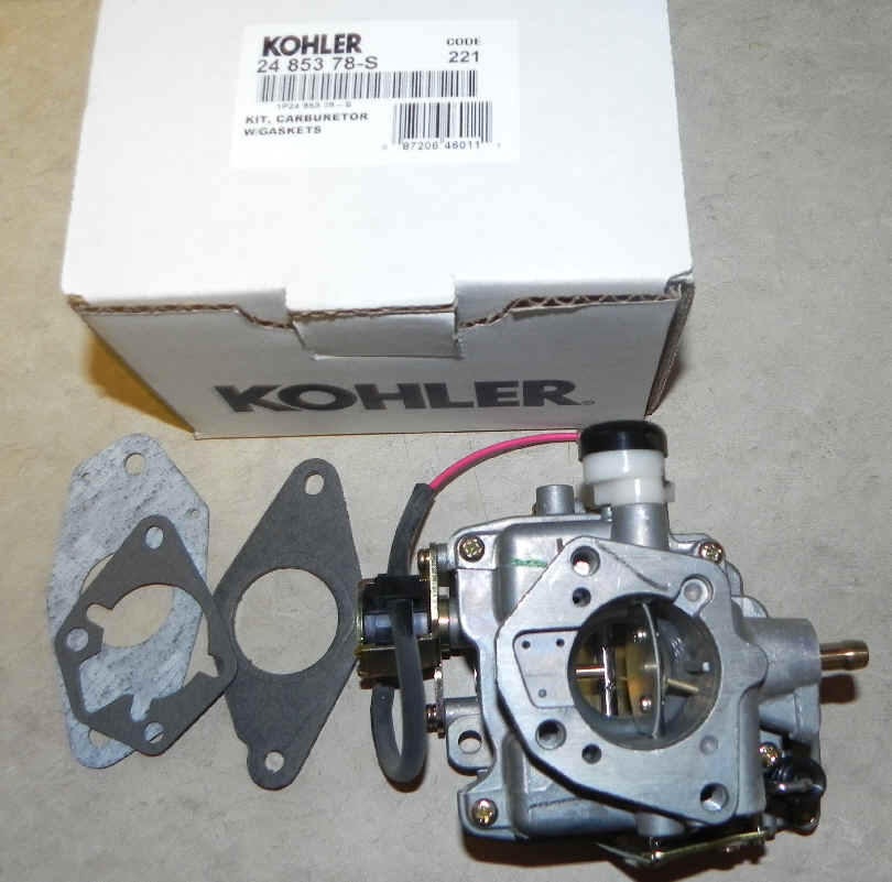 Kohler Carburetor - Part No. 24 853 78-S