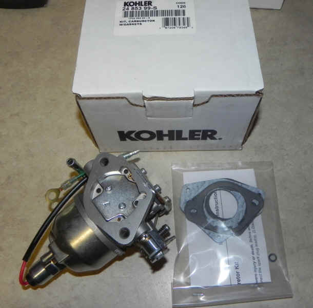 Kohler Carburetor - Part No. 24 853 99-S