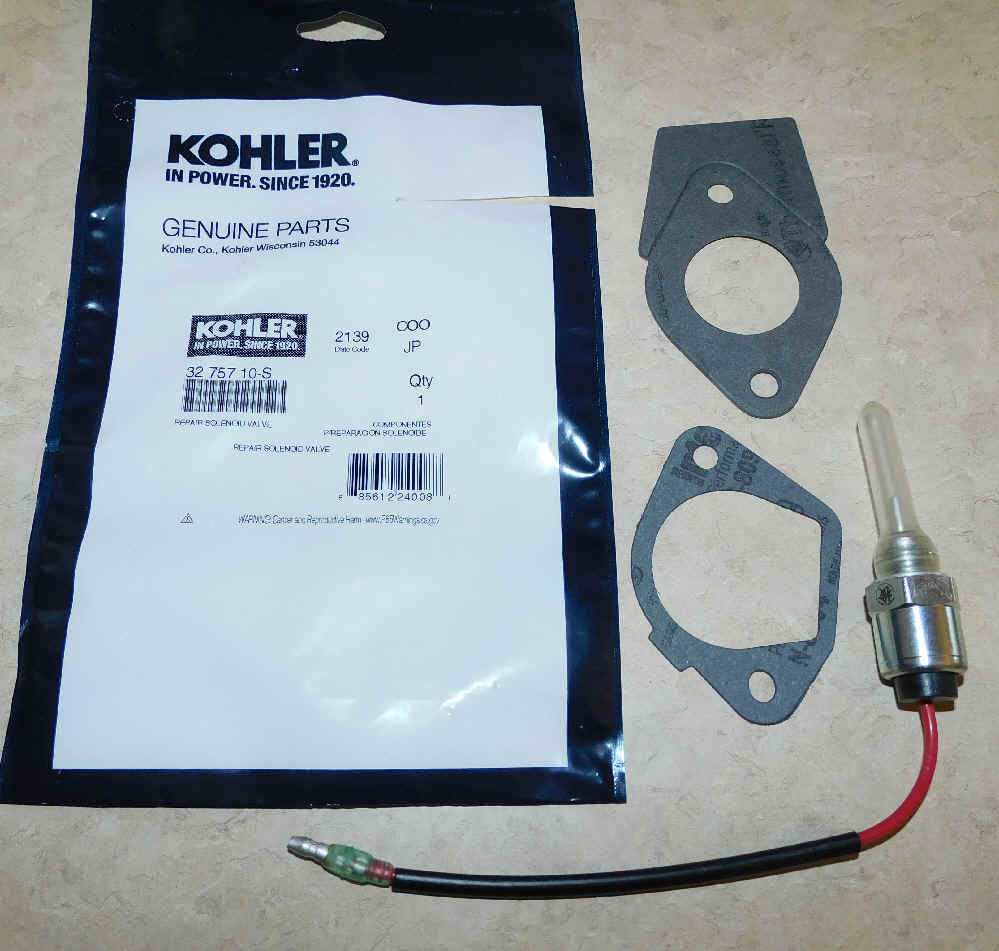 Kohler Solenoid Repair Kit 32 757 10-S