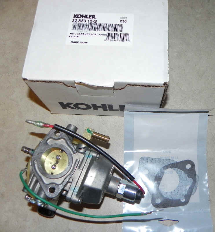 Kohler Carburetor - Part No. 32 853 12-S