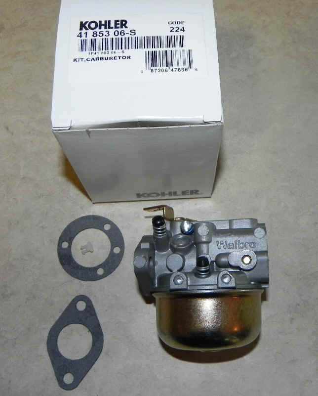 Kohler Carburetor - Part No. 41 853 06-S