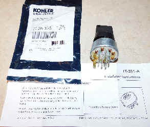 Kohler Key Switch 25 099 37-S