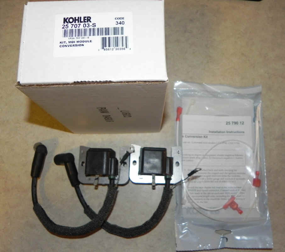 Kohler Ignition Coil MDI Conversion Kit Part No. 25 707 03-S