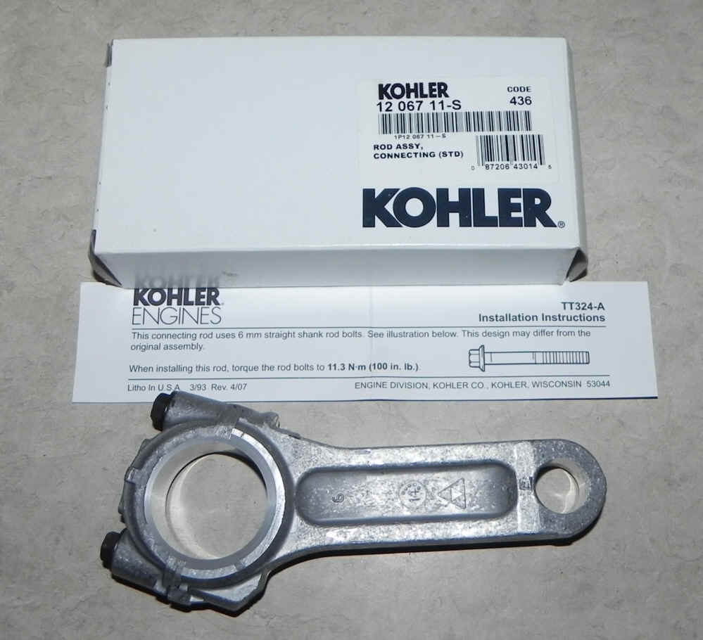 Kohler Connecting Rod - Part No. 12 067 11-S Standard Rod