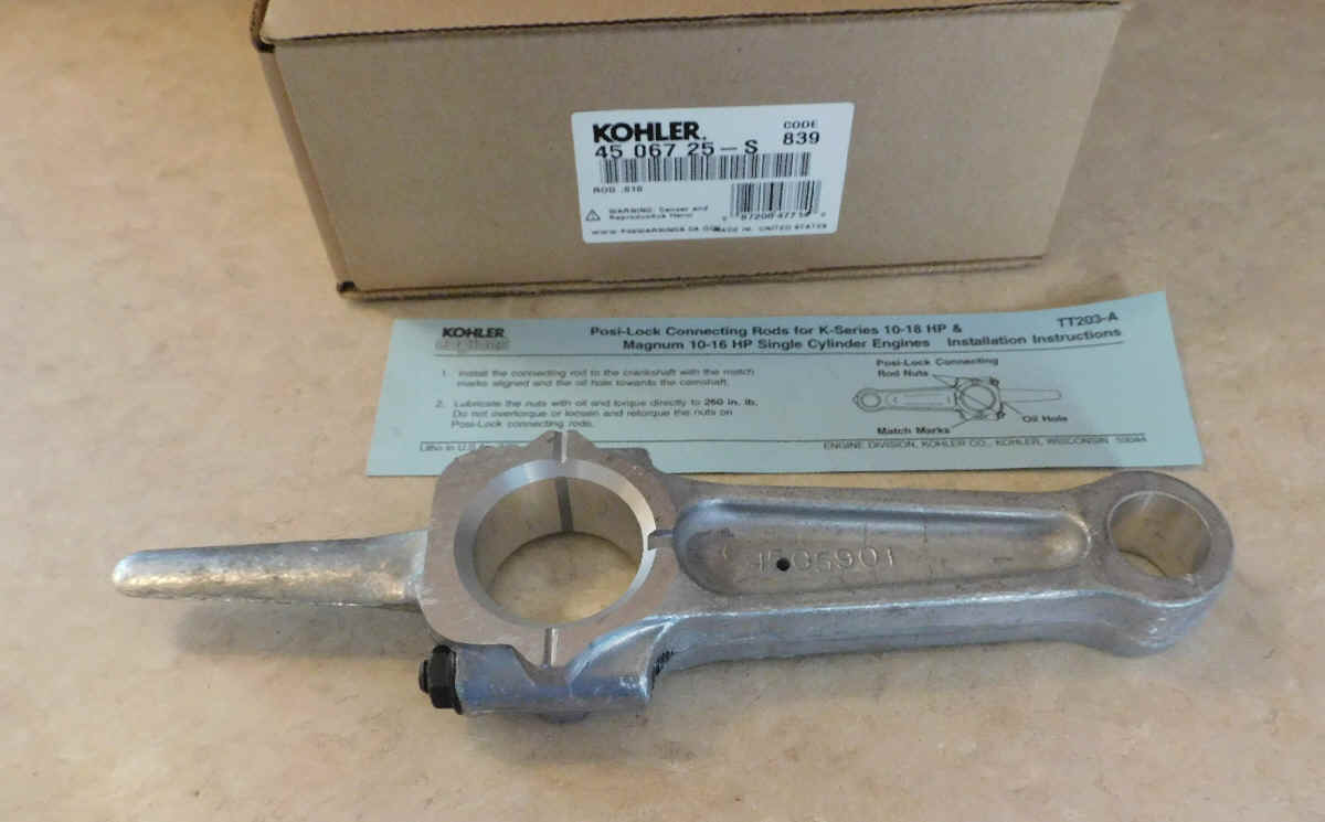 Kohler Connecting Rod - Part No. 45 067 25-S  10 Under Rod