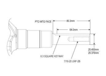 Kohler Crankshaft - Part No. 20 014 47-S