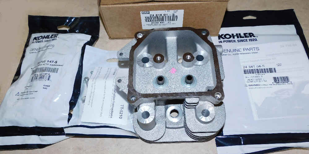 Kohler Cylinder Head - Part No. 24 818 01-S