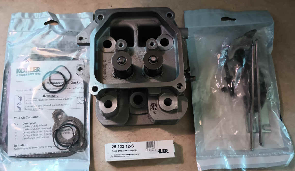 Kohler Cylinder Head - Part No. 32 818 01-S for Cylinder 1 (Return)
