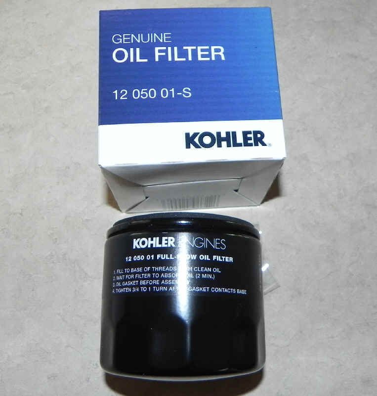 Kohler Oil Filter Part No 12 050 01-S1