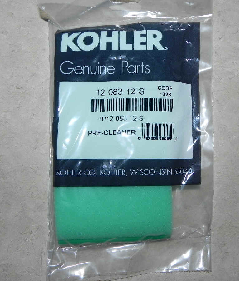 Kohler Air Filter Part No 12 083 12-S