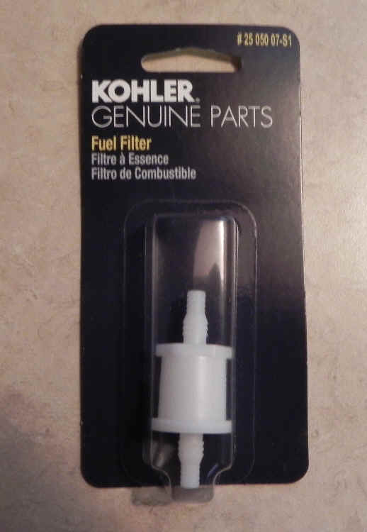 Kohler Fuel Filter Part No 25 050 07-S1