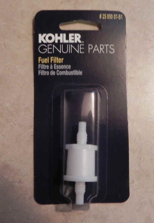 Kohler Fuel Filter Part No 25 050 07-S