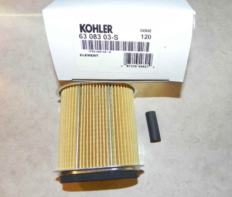 Kohler Air Filter Part No 63 083 03-S