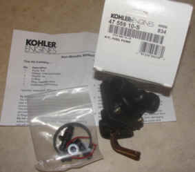 Kohler Fuel Pump - Part No. 47 559 10-S