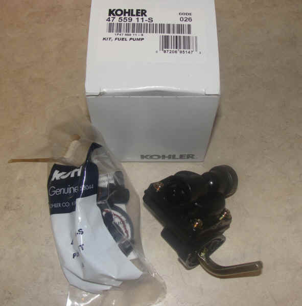 Kohler Fuel Pump - Part No. 47 559 11-S