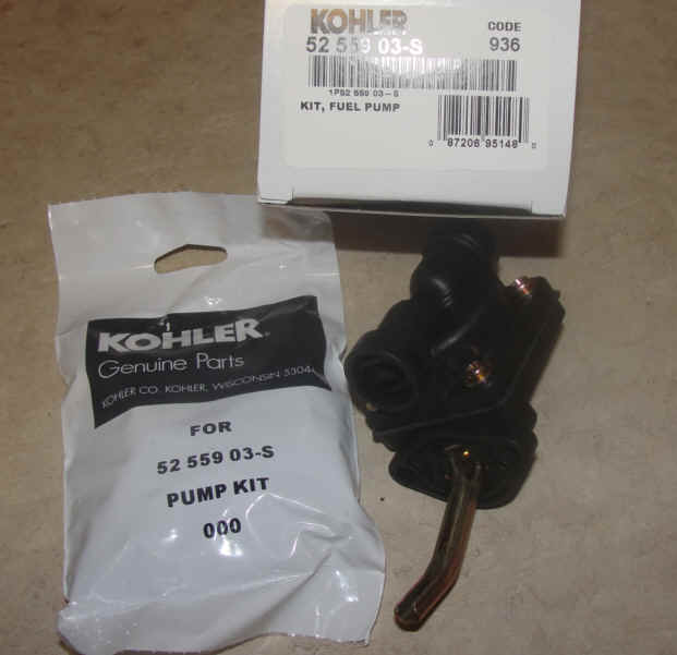 Kohler Fuel Pump - Part No. 52 559 03-S