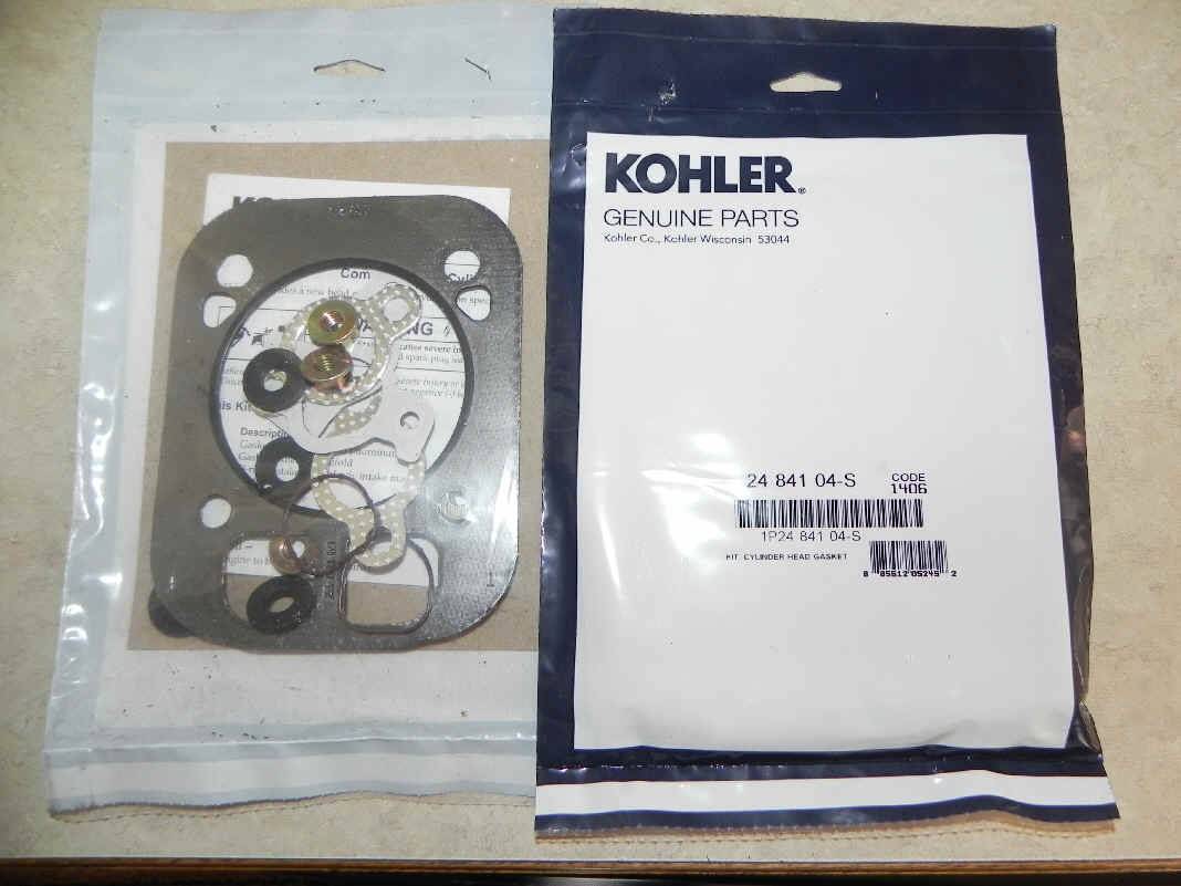 Genuine Kohler 24-841-04-S Cylinder Head Gasket Kit OEM 