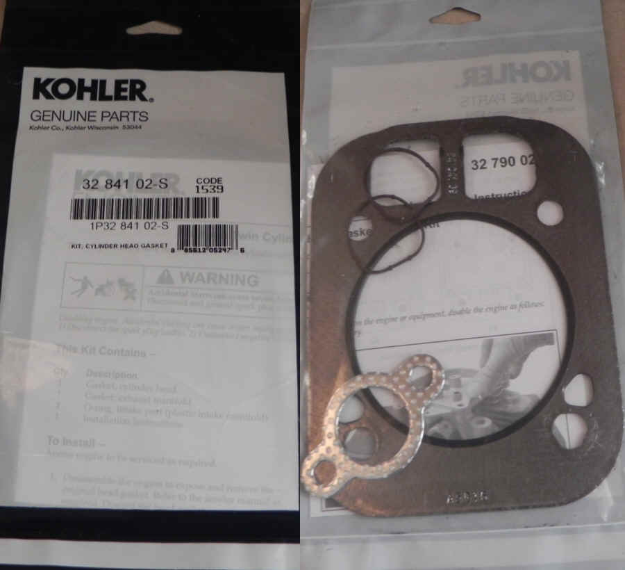 Kohler Head Gasket Part No 32 841 02-S