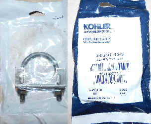 Kohler Exhaust Clamp - Part No. 24 237 13-S