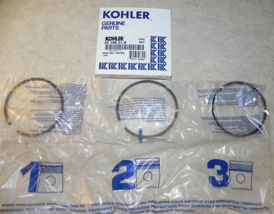 Kohler RING SET PISTON (.50) Part Number 24 108 29-S