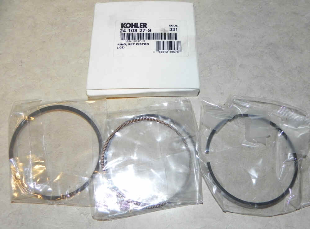 Kohler RING SET PISTON (.08) Part Number 24 108 27-S