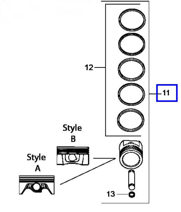Kohler Piston Assembly - Part No. 25 874 14-S