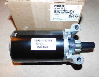Kohler Electric Starter - Part Number 32 098 10-S