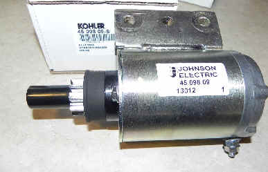 Kohler Electric Starter - Part Number 45 098 09-S