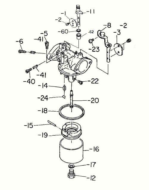 Robin Carburetor Part No. 223-62301-00