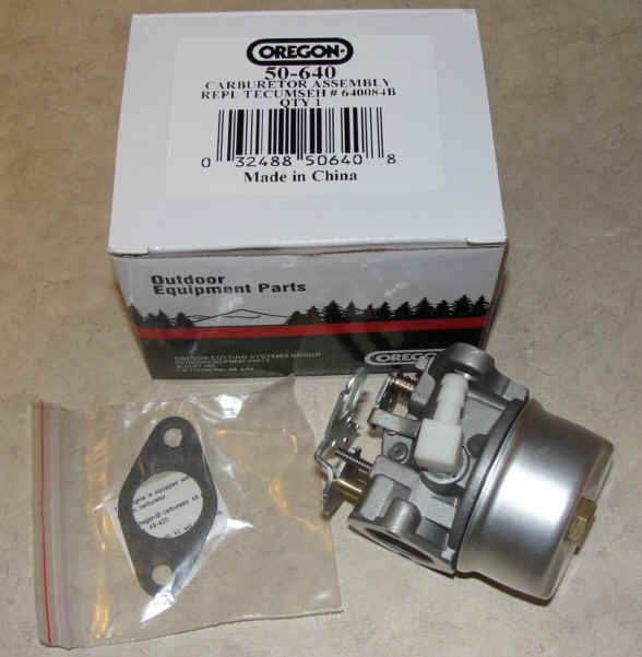 Tecumseh Carburetor Part No.  50-640 aka 640084B AKA 632107 AKA 632107A